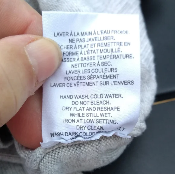 Penningtons Grey Sweater with Black & White Horizontal Stripes, Size 1X,… - Picture 7 of 9